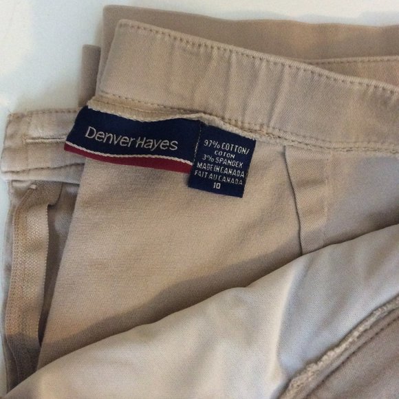 3 Pairs of Pants 1 Pair Brown Dockers 2 Pair Denver Hayes Great Condition - Picture 4 of 8
